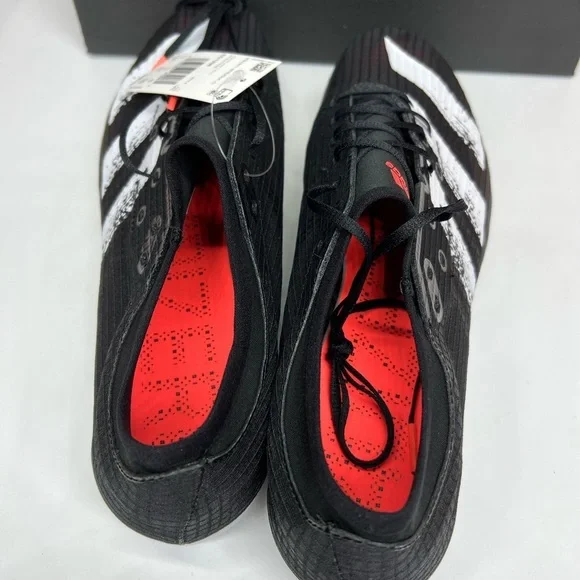 Adidas Adizero Ambition EG1208 Mens Black Spiked Track and Field Shoes Size 11.5 - Picture 6 of 7
